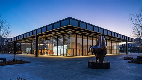 Neue Nationalgalerie Berlin Greyscape