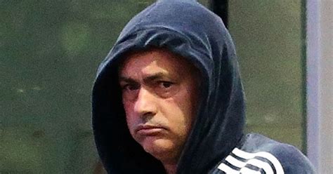 Manchester United Boss Jose Mourinho Pictured Leaving Lowry Hotel As He