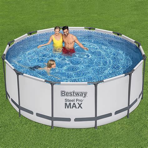 Bestway Steel Pro MAX™ Frame Pool, 366x122 cm, Komplett-Set mit Pumpe