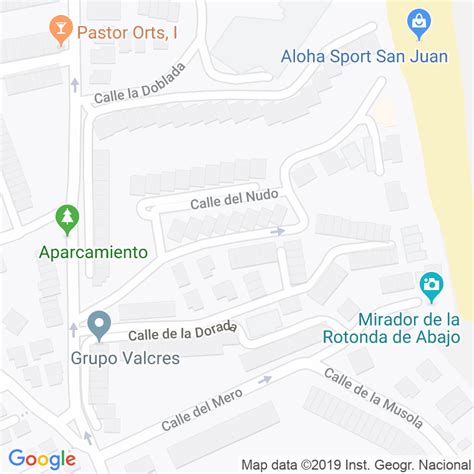 C Digo Postal Calle Nudo Del En Alacant Alicante Codigopostalde Es