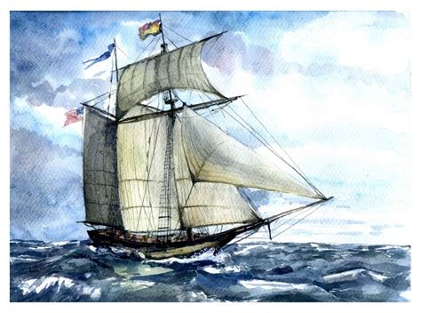 ship  artceltgallery  deviantart painting artist painting