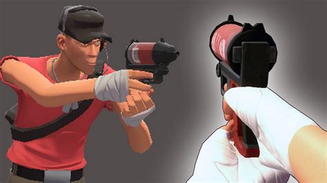 Tf2 Scout Super Automatic Pistol Youtube