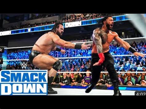 Drew McIntyre Y Sheamus Se Unen Contra Roman Reigns Smackdown 18