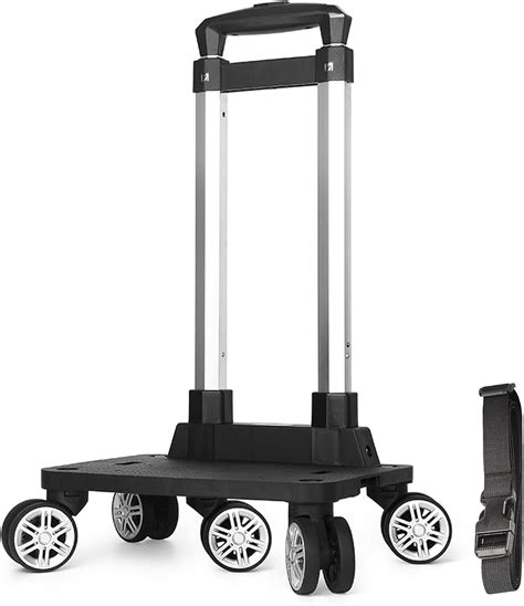 Amazon.com: Backpack Trolley, Wheeled Folding Luggage Travel Cart