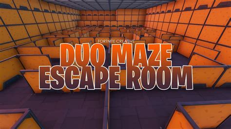 Duo Maze Escape Room Fortnite Creative Map Code Youtube