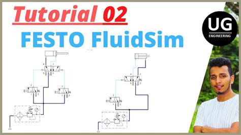 Pneumatic Festo Fluidsim Tutorial Single Double Acting Cylinders