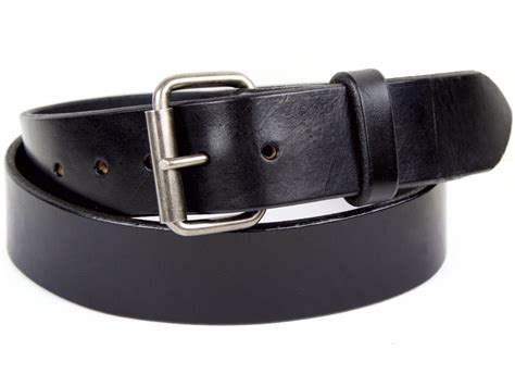 Heavy Duty Black Leather Belt | Made in Seattle | Marakesh Leather