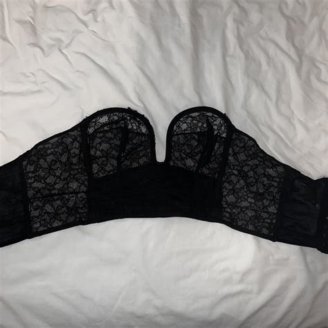Vintage Lingerie Corset Top Size On Depop