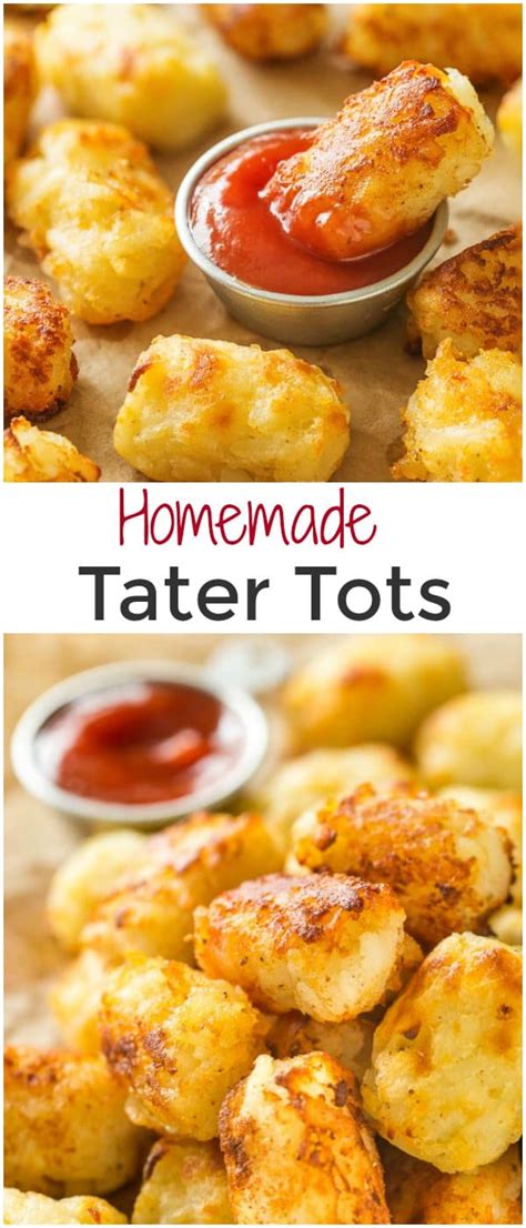 Cheesy Homemade Tater Tots Sweet And Savory