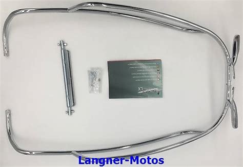 Sturzbügel hinten chrom original PIAGGIO VESPA LX LXV 50 150 im Kanton