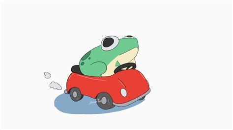 Frog In A Car! by SailorYon on Newgrounds