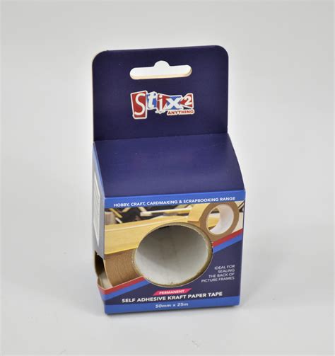 Self Adhesive Kraft Paper Tape 50mm X 25m Stix2