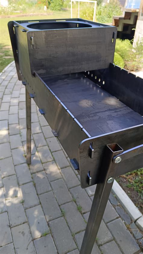 Мангал с подказанником, сталь 5мм | Пикабу