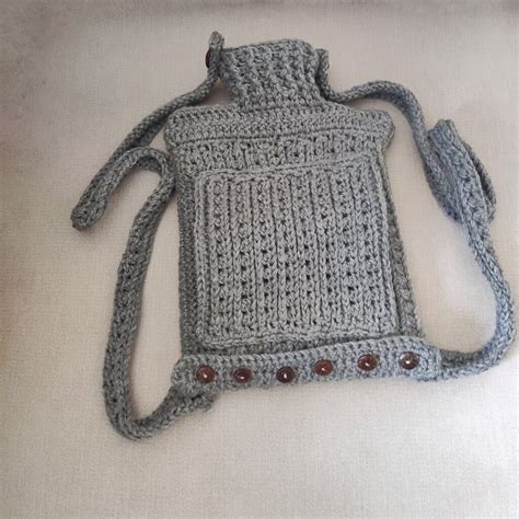 Crochet Hot Water Bottle Cover Pattern Fosbas Designs