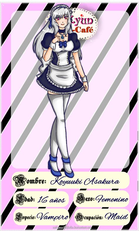 Ficha Koyuuki Asakura Moe Moe Kyun Maid Cafe By Koyuuki Sama On Deviantart