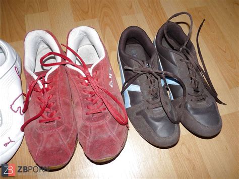 Wifes Well Worn Sneaker Runners Boots Stockings Zb Porn