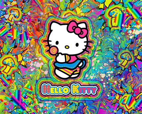 Rainbow Hello Kitty Wallpaper - WallpaperSafari