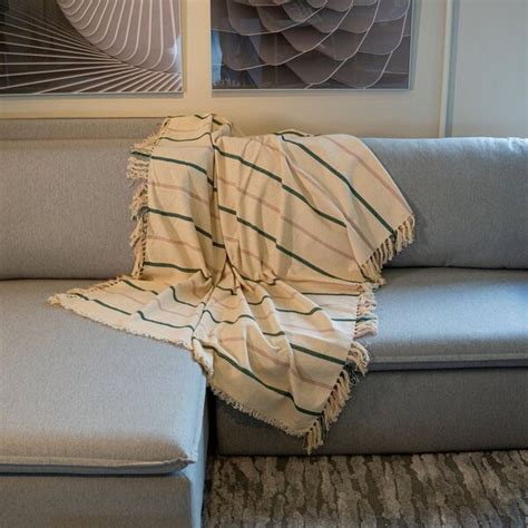 Manta Sofa Amanda X Cm Casa De Core Cru Oliva Nude Leroy Merlin