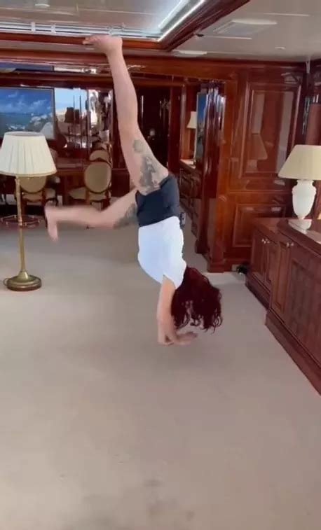 Below Deck Hayley De Sola Pinto Shows Off Curves As She Cartwheels In Hot Pants Daily Star