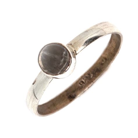 Moonstone Nepalese Silver Ring Siesta Uk