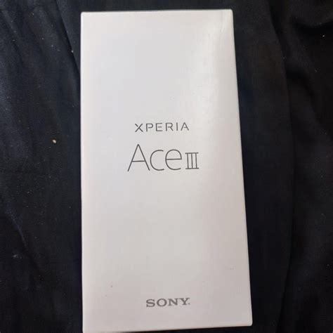 未使用新品未使用SONY Xperia Ace III ブラック Y mobileの落札情報詳細 ヤフオク落札価格検索 オークフリー