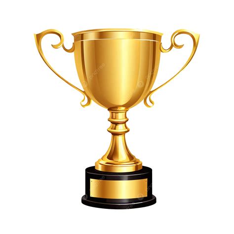 Gold Trophy Vector Vector Trophy Gold Png Transparent Image And