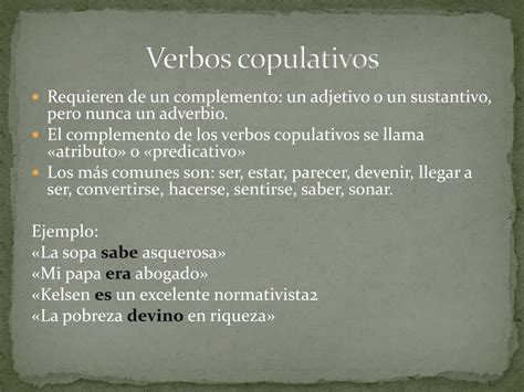 Verbos Copulativos