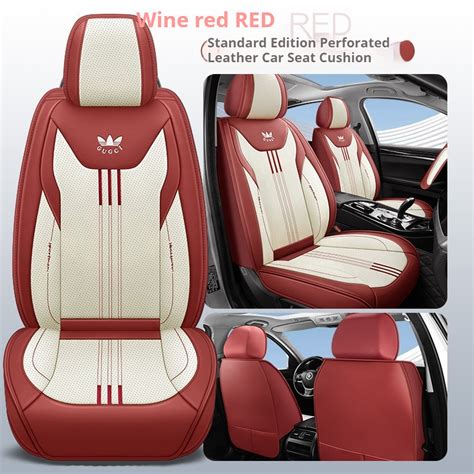 Universal Fit Custom Fit Car Seat Covers Pu Leather Front Seat Back