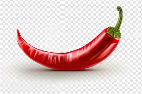 Red Hot Chili Pepper On Transparent And White Background Png Premium Ai Generated Image