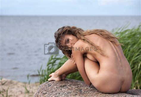 Nude Woman On Nature Background By Palinchak Vectors Illustrations