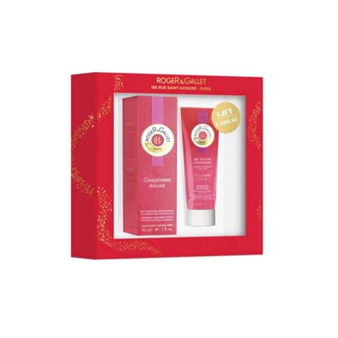 ROGER GALLET Coffret noël gingembre rouge Parapharmacie Pharmarket