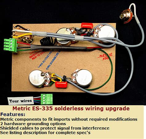 ES 335 Solderless Wiring Harness For Imported Guitars Reverb