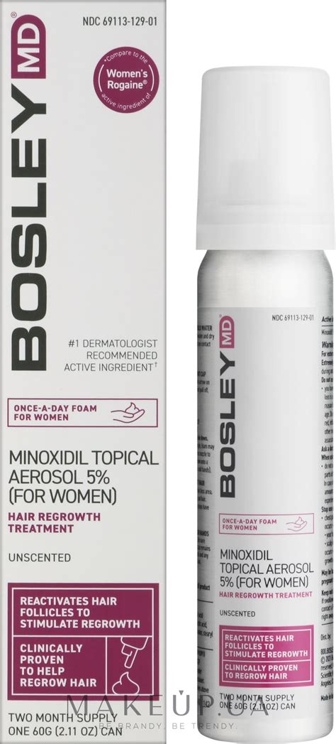 Bosley Minoxidil Topical Aerosol - Пена с миноксидилом 5% для ...
