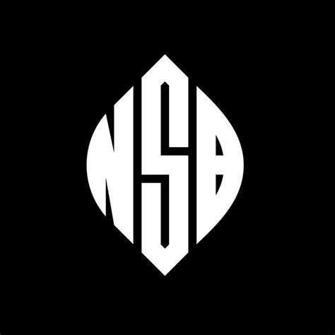 nsb circle letter logo design  circle  ellipse shape nsb