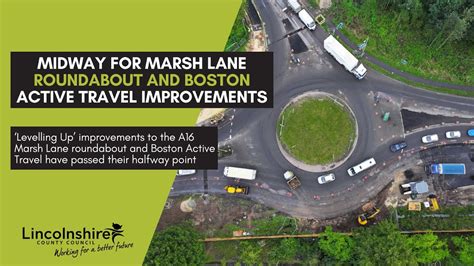 Midway Point For Marsh Lane Roundabout And Boston Active Travel