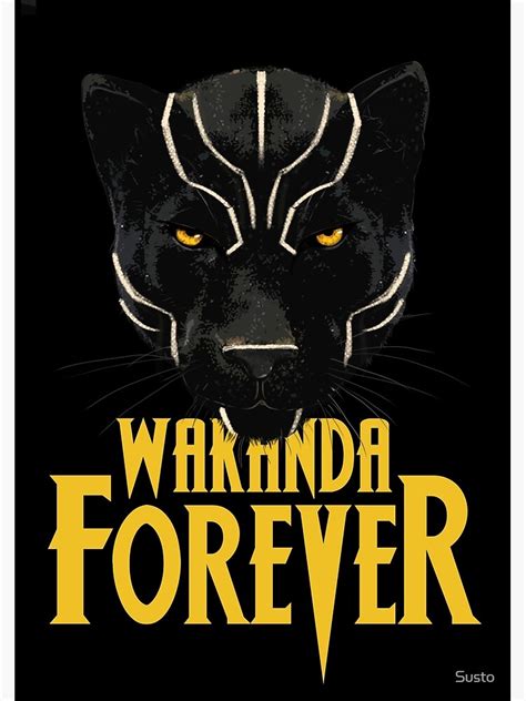 "Wakanda Forever" Poster for Sale by Susto | Redbubble