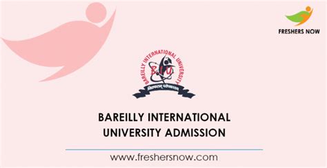 Bareilly International University Admission 2020 | Application Form (Out)