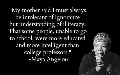 Maya Angelou Quotes About Education Shortquotes Cc