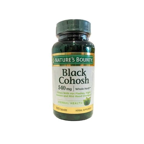 Natures Bounty Black Cohosh Capsules 540 Mg 100 Ct