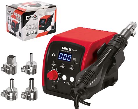 Yato Stacja Lutownicza Hot Air Z Wy Wietlaczem Led W Lutownica Yt