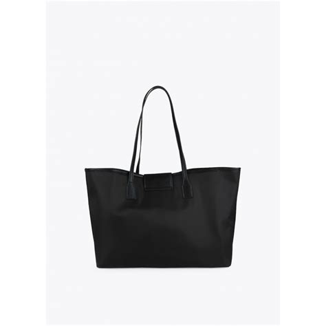 Bolso Shopper Efecto Metalizado Con Logo Lola Casademunt Guanxe