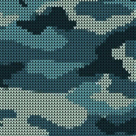 Premium Vector Knitted Vector Pattern Camouflage Sweater