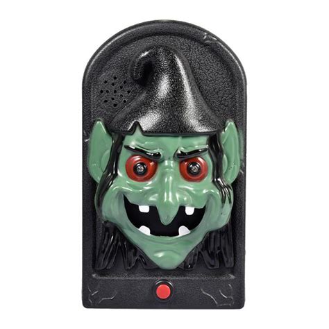 Halloween Doorbell Glowing Sounding Horror Toy Welcome Door Hanging