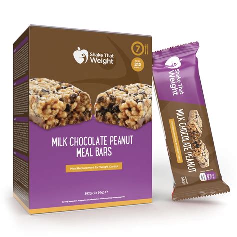 Chocolate Peanut Meal Bar 7 Meals Shake That Weight