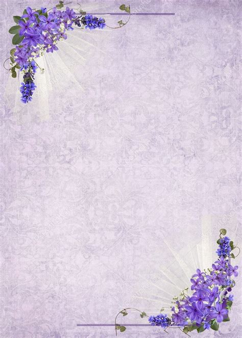 Lilac border bouquet Stock Photo by ©jentara 13874371