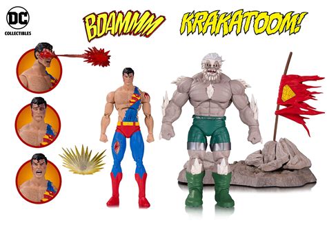 DC ICONS DOOMSDAY SUPERMAN DEATH SUPERMAN DELUXE ACTION FIGURE 2-PACK