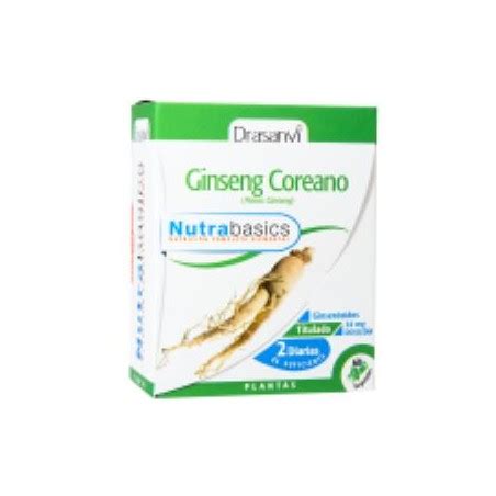 Comprar NUTRABASICS GINSENG COREANO DRASANVI HERBOLARIO DE CONFIANZA