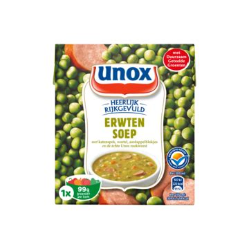 Unox Soep In Pak Erwtensoep 1 Portie 300ml Bestellen Jumbo