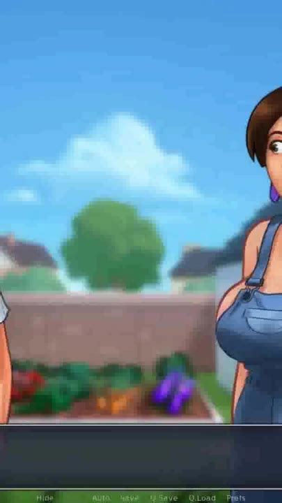 Must See Moment From Summertime Saga Country MILF Is Milking Her Tits