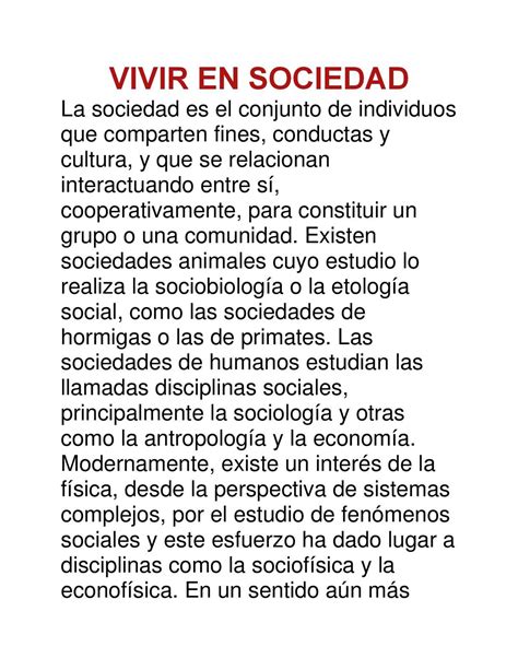 Calaméo Vivir En Sociedad